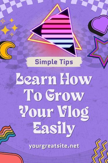 Retro Pixel Pinterest Graphic