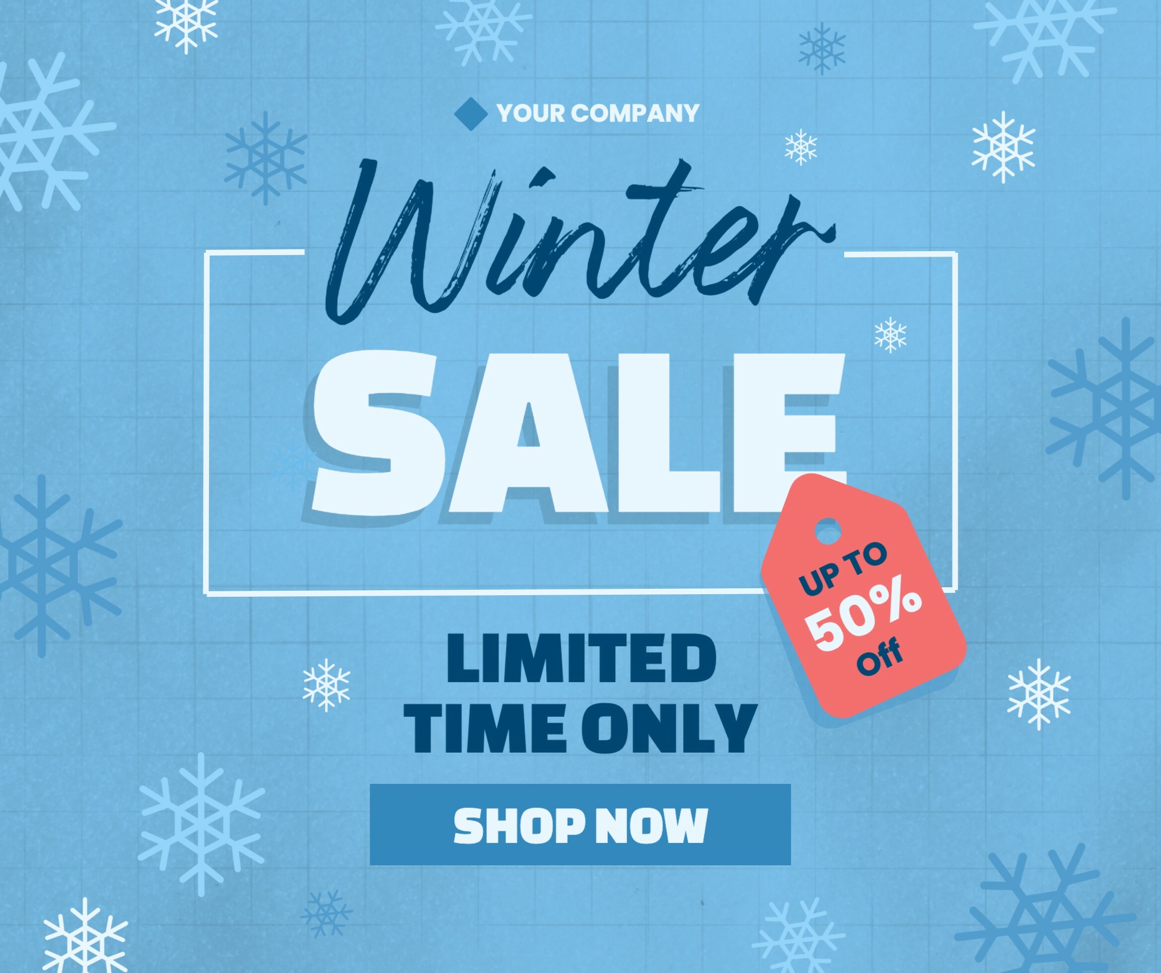 Seasonal Winter Sale Facebook Post