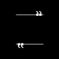 Quotation Marks Icon Symbol, can use for space for Quote, Text, Tittle, Speech, Advice, Memo, Poetry, or Graphic Design Element. Vector Illustration
