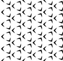 Black and white seamless abstract pattern. Background and backdrop. Grayscale ornamental design. Mosaic ornaments. Vector graphic illustration.