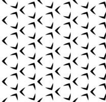 Black and white seamless abstract pattern. Background and backdrop. Grayscale ornamental design. Mosaic ornaments. Vector graphic illustration.