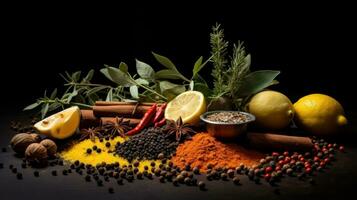spices and herbs photo