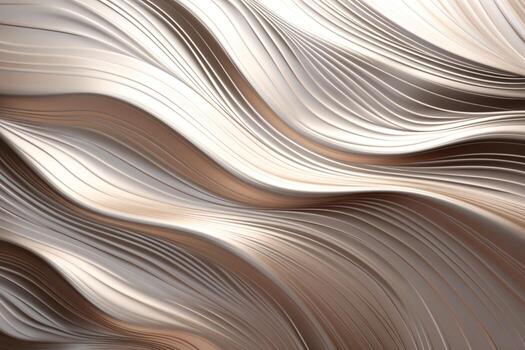 AI Generated Golden wave background photo