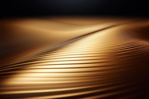 AI Generated Golden Fabric Background photo