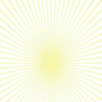rayos de sol estilo vintage retro sobre fondo amarillo, fondo de patrón de rayos de sol. rayos ilustración de vector de banner de verano