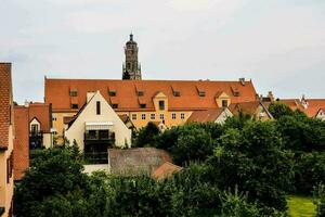 Buildings in the city photo