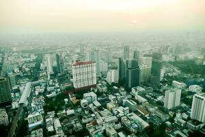 Buildings in the city photo