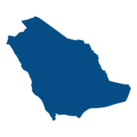 Saudi Arabia map. Map of Saudi Arabia in high details on blue color png