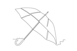 A big umbrella for rain vector