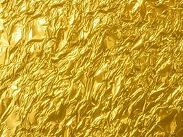 close up gold foil texture background photo