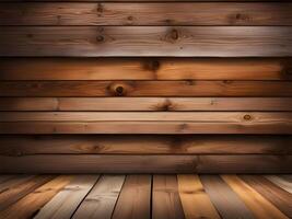 brown wooden wall texture background. photo