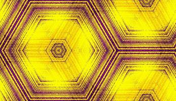sin costura resumen geométrico textura modelo en amarillo y Violeta colores. simétrico hexágono ornamento para digital papel, textil impresión, fondo de pantalla antecedentes diseño. vector