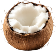 ai génératif,noix de coco fruit, Frais noix de coco, png