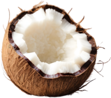 AI generative,Coconut fruit, Fresh coconuts, png