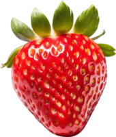 ai generativo ,fragola frutta, fresco fragole, rosso fragola png