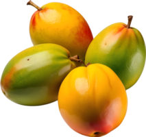 ai generatief ,mango fruit, vers mango's, geel mango, png