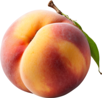 ai generativ Pfirsich Frucht, frisch Pfirsiche png