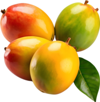 AI generative ,Mango fruit, Fresh mangoes, Yellow mango, png