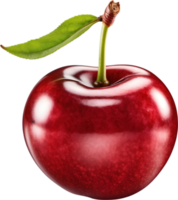 AI generative,Cherry fruit, Fresh cherries, Ripe cherries, Juicy cherries png