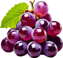 Grape fruit, Fresh grapes, Ripe grapes, Juicy grapes AI generative png