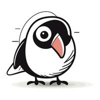 Cute penguin cartoon design. vector illustration eps 10.