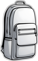 Karikatur Rucksack, Rucksack, Rucksack Clip Art, Rucksack Clip Art, Rucksack Clip Art, Rucksack ai generativ png