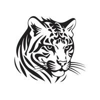 Tiger Head Vector Art, Icon, Logo