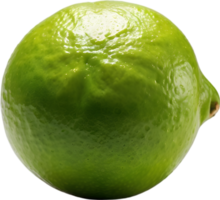 ai generativo ,lime frutta, fresco lime, maturo lime, succoso lime, piccante lime png