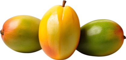 ai generatief ,mango fruit, vers mango's, geel mango, png
