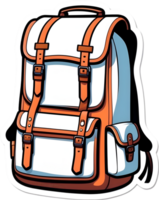 Karikatur Rucksack, Rucksack, Rucksack Clip Art, Rucksack Clip Art, Rucksack Clip Art, Rucksack ai generativ png