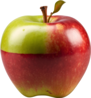 ai generativ, äpple frukt, färsk äpplen, röd äpple, grön äpple png