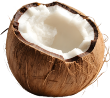 AI generative,Coconut fruit, Fresh coconuts, png