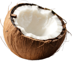 AI generative,Coconut fruit, Fresh coconuts, png