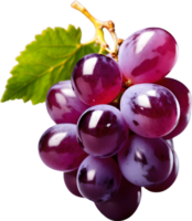 Grape fruit, Fresh grapes, Ripe grapes, Juicy grapes AI generative png