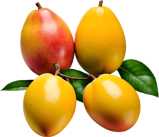 ai generativo ,Mango frutta, fresco manghi, giallo Mango, png