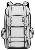 dibujos animados mochila, mochila, mochila clipart, mochila clipart, mochila clipart, mochila ai generativo png