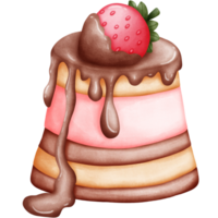 gâteau aux fraises png