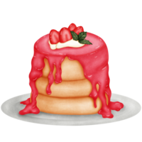 Kuchen mit Erdbeere png