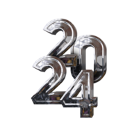 2024 New Year Number png