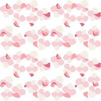 pink flower petal doodle background photo