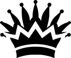 Crown, Minimalist and Simple Silhouette - Vector illustration