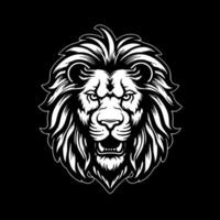 Lion - Minimalist and Flat Logo - Vector illustration