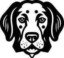 Dalmatian - Black and White Isolated Icon - Vector illustration