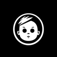 Baby - Black and White Isolated Icon - Vector illustration