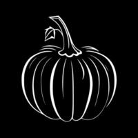 Pumpkin - Minimalist and Flat Logo - Vector illustration