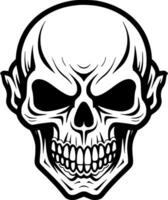 Skull - High Quality Vector Logo - Vector illustration ideal for T-shirt graphic