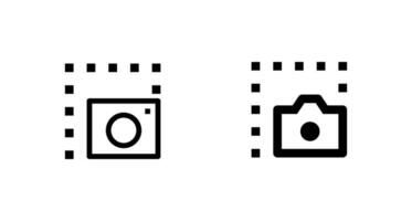 screenshot icon isolated of flat style. Vector illustration.