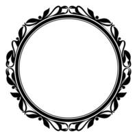 Vintage Decorative Ornamental Circle frame vector, Round vector ornamental Frame