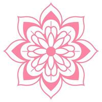 Free Abstract Colorful Ornamental luxury mandala pattern vector