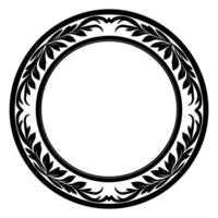 gratis Clásico decorativo ornamental circulo marco vector, redondo vector ornamental marco